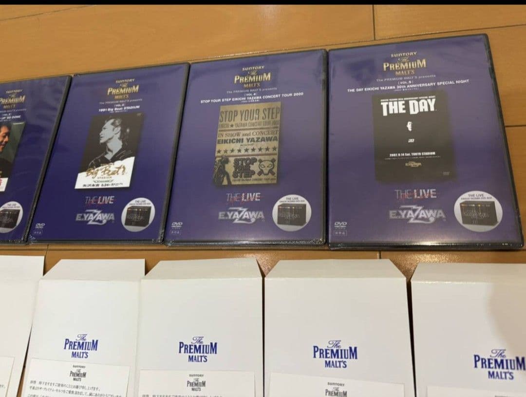 矢沢永吉 EYAZAWA モルツ スペシャルエディション DVD 5枚新品未開封