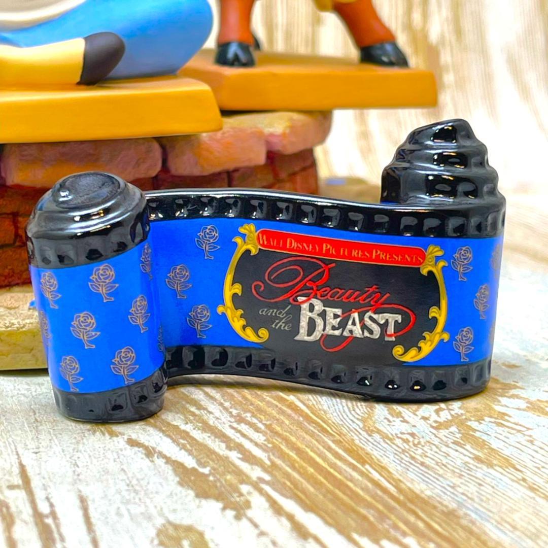 4点セット レア★WDCC 美女と野獣 ベル 噴水 羊 タイトル フィギュア