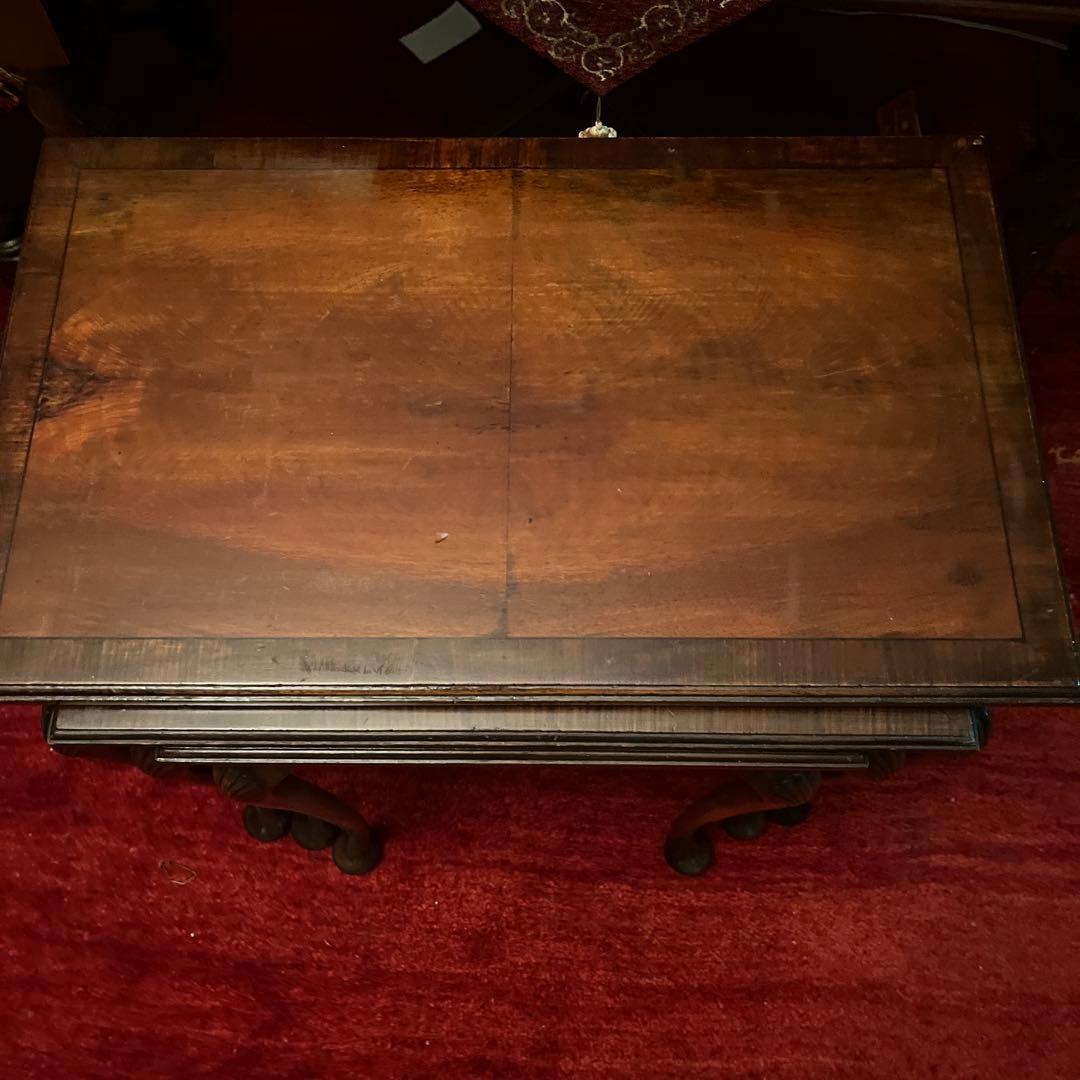 イギリスアンティーク　ネストテーブル　　マホガニーお値下げ‼️