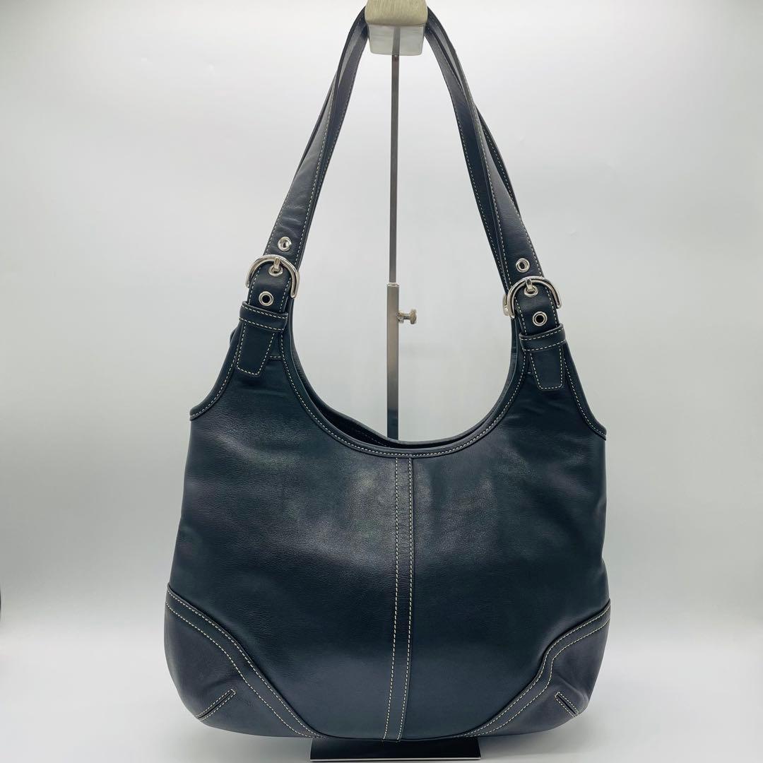 コーチ　ショルダーバッグ　9249 ホーボー　ブラック　美品