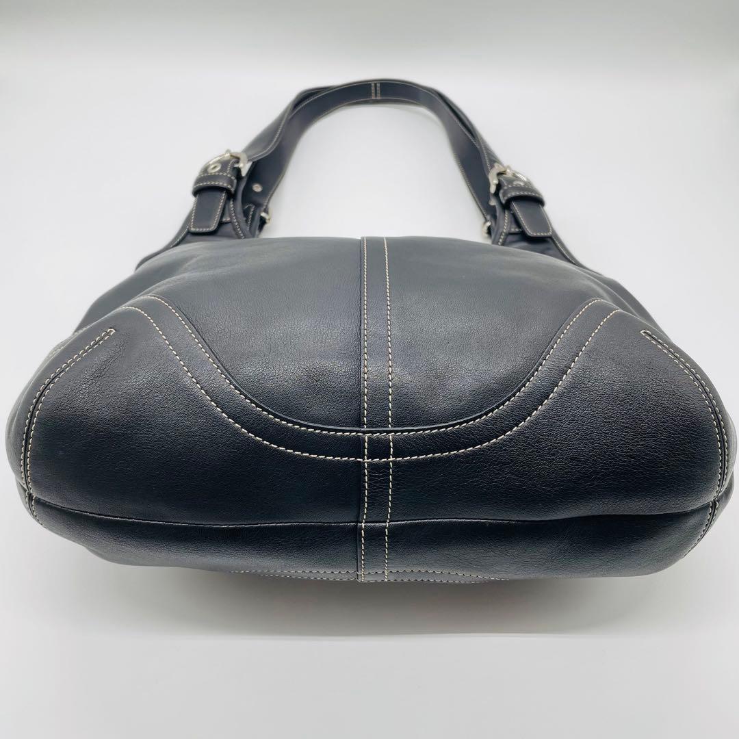 コーチ　ショルダーバッグ　9249 ホーボー　ブラック　美品