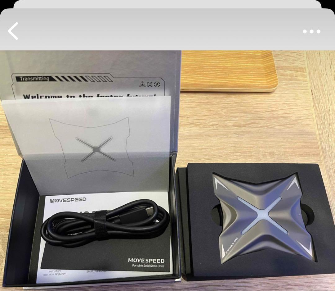 【最大2000MB/秒】外付けSSD 〈メーカー名：MOVE SPEED〉2TB