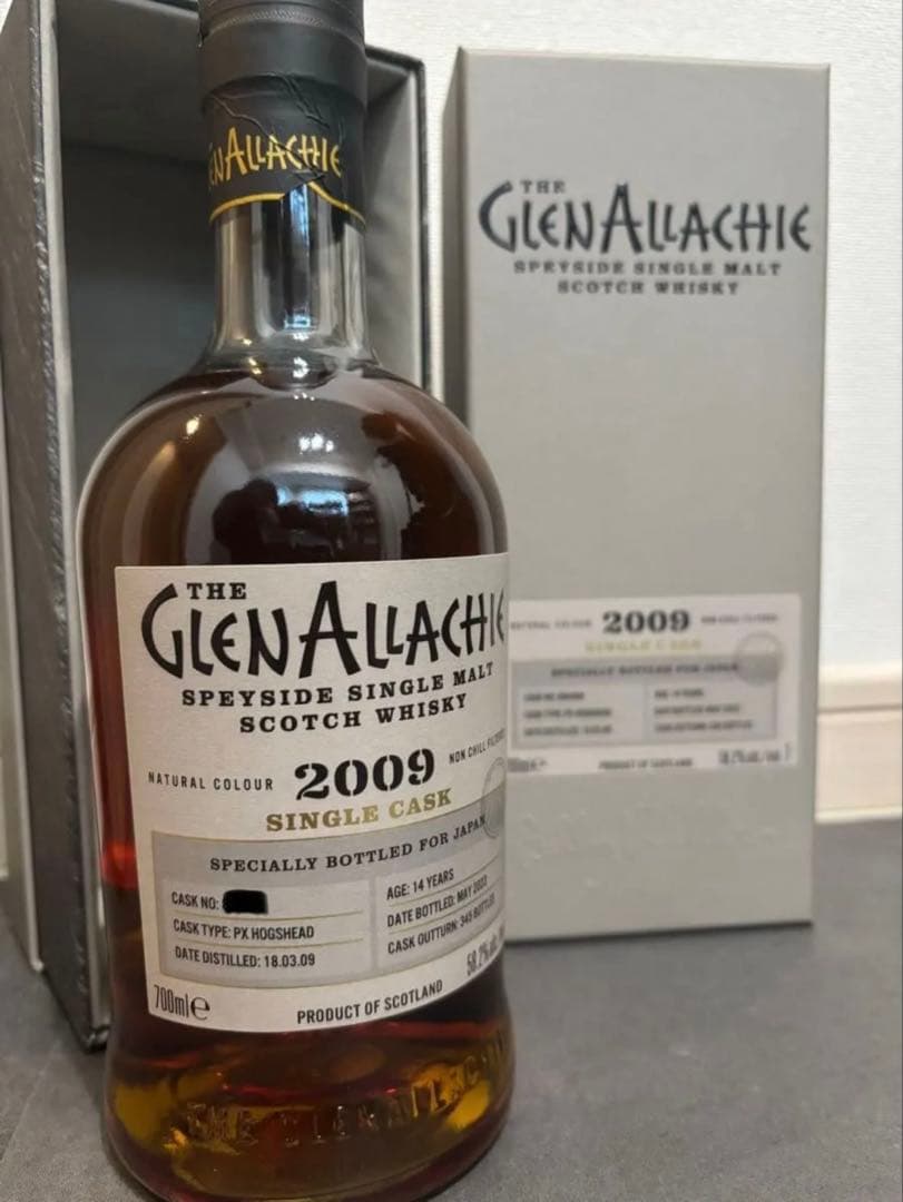 グレンアラヒー2009/14年PXシェリーホグスヘッド 日本限定ボトル