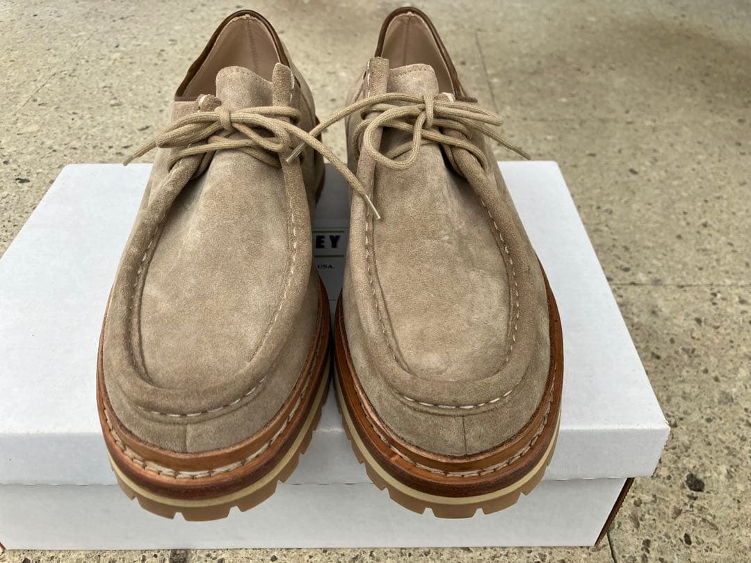 ノンネイティブ ワーク シューズ ビブラム ブーツ イタリア製 ベージュ