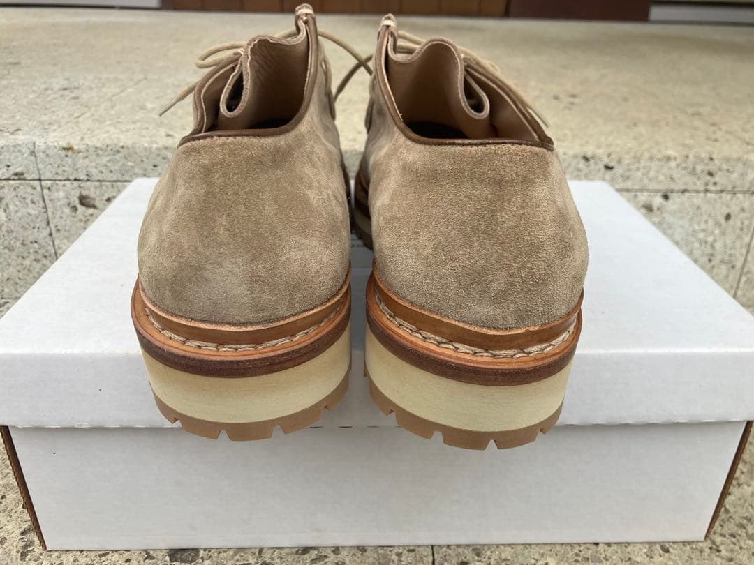 ノンネイティブ ワーク シューズ ビブラム ブーツ イタリア製 ベージュ