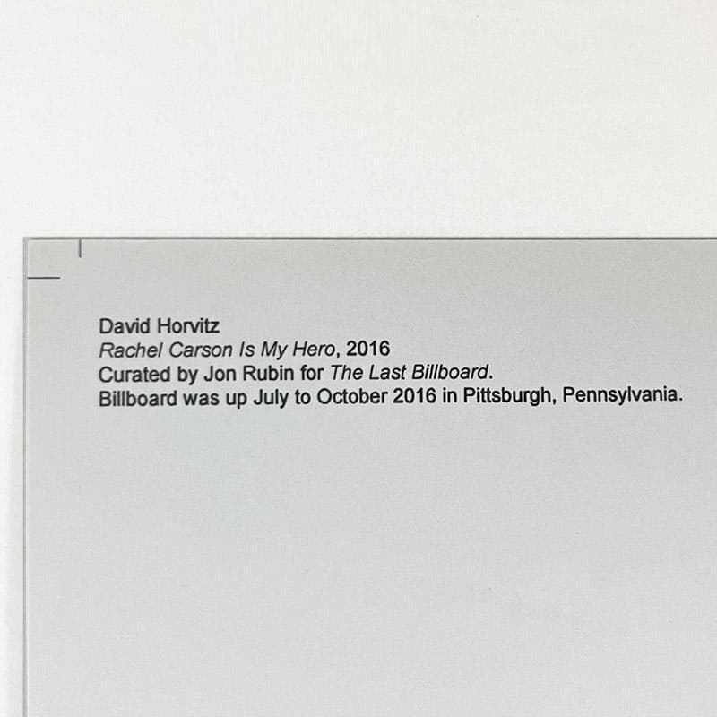 マット額装品/David Horvitz /デヴィッド・ホーヴィッツ