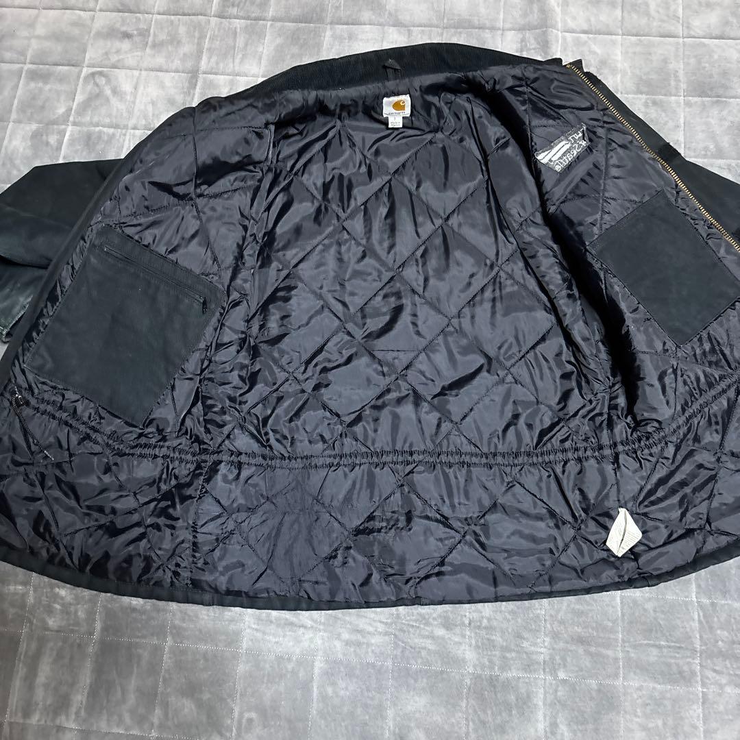 Carhartt ブラック　デトロイトジャケット