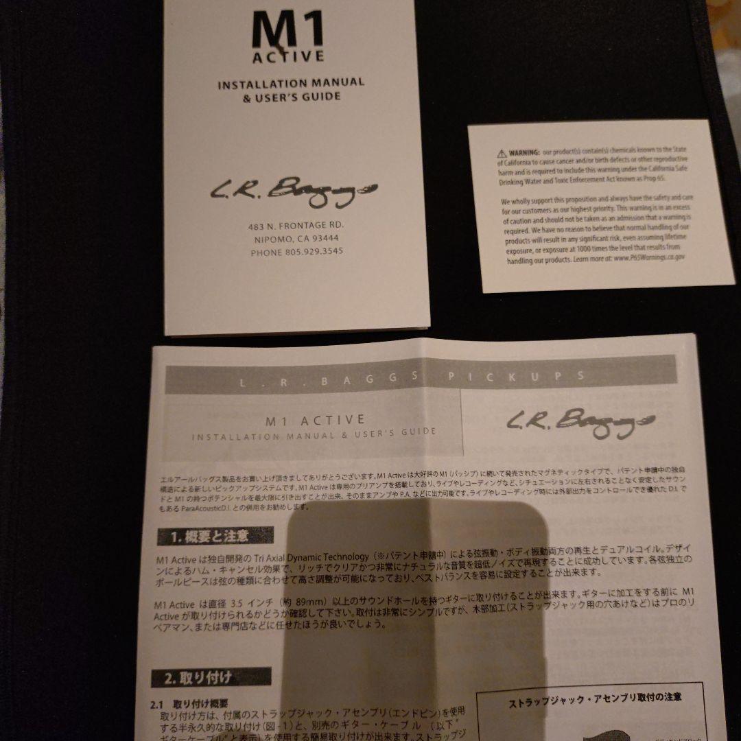 LR Baggs M1 Active アコギピックアップ