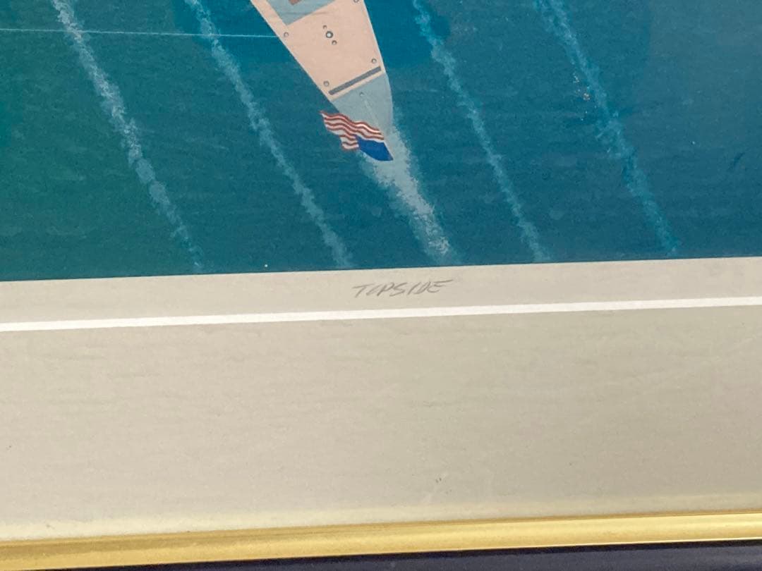 キース・レイノルズ　TOP SIDE 風をはらませたスピネーカー