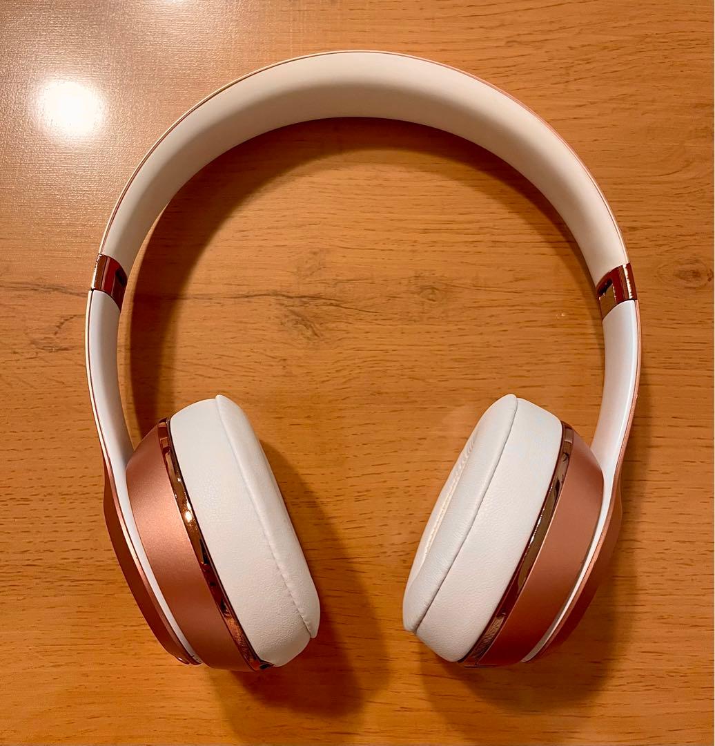 【セール中！】beats solo 3ワイヤレス ヘッドホン　ローズゴールド
