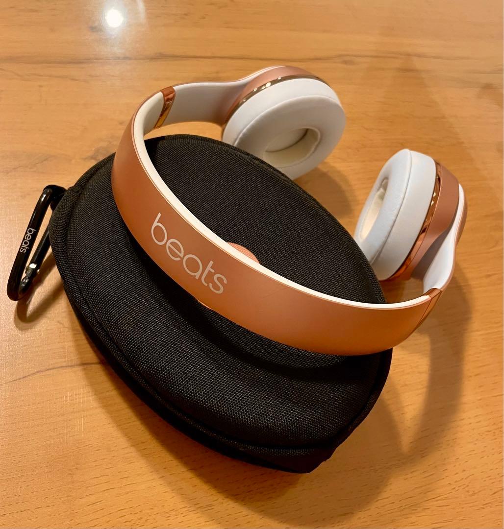 【セール中！】beats solo 3ワイヤレス ヘッドホン　ローズゴールド