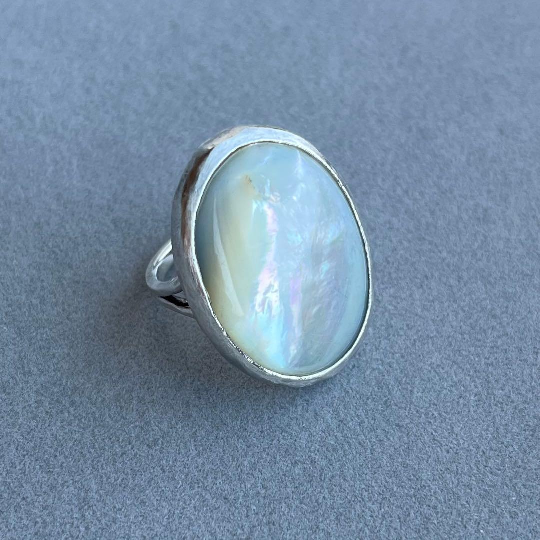 【最終お値下げ】agete 白蝶貝 シェル silver リング