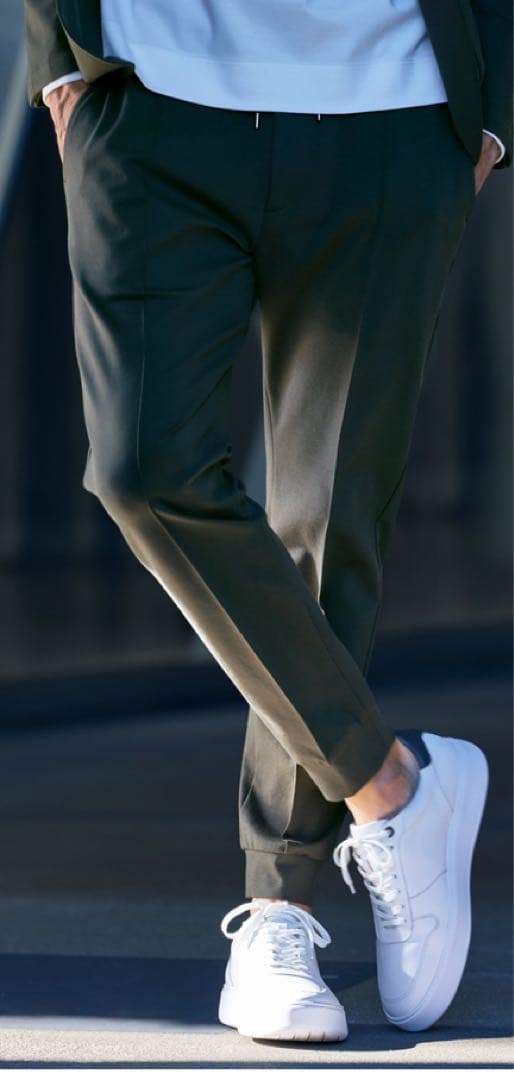 完全新品 AOURE（アウール）HG W/JERSEY RIB PANTS