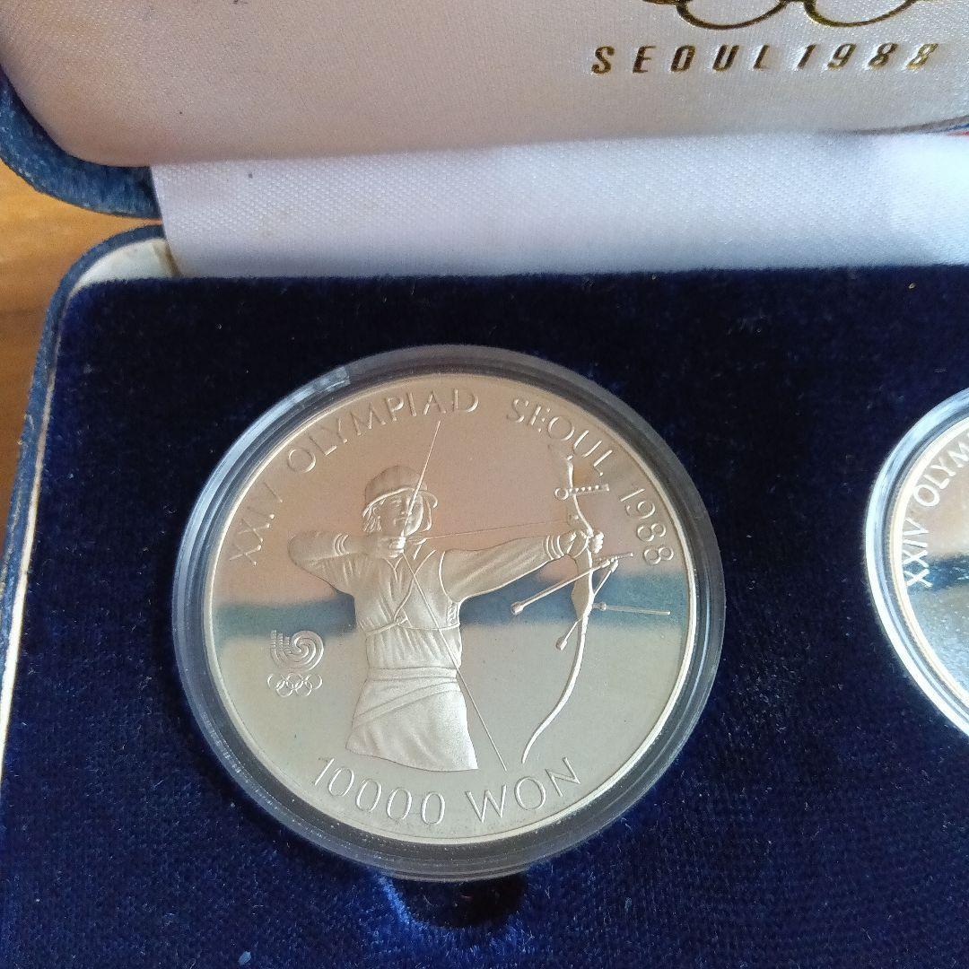 1988年ソウルオリンピック記念銀貨セット