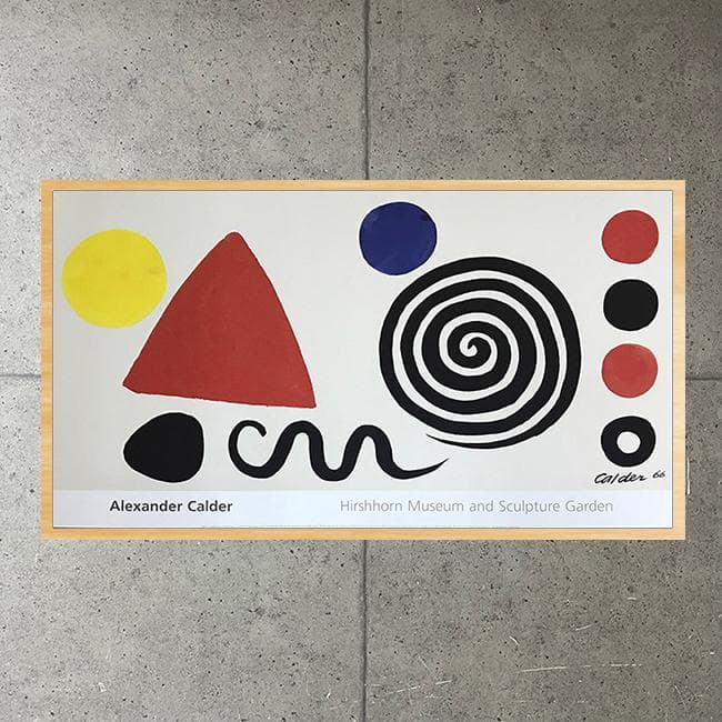 額装済/Abstraction 1966/アレクサンダー カルダー/ポスター