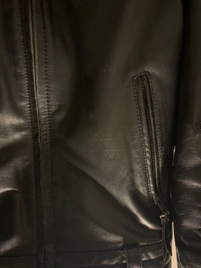 リューグレザー 本革　ライダースジャケット