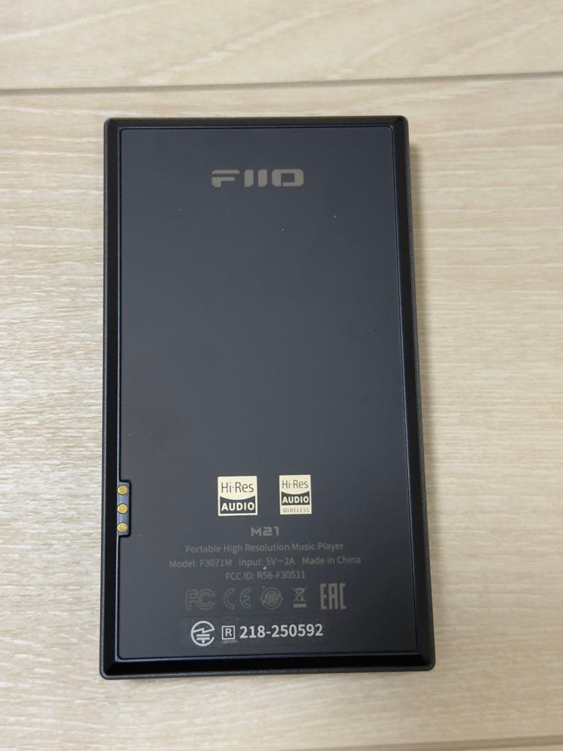 5年保証　FiiO M21 ダークブルー　別売レザーケース付