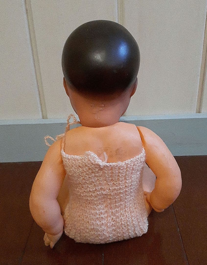 ⭐アンティーク、セルロイドドール　哺乳瓶&マント付き　7