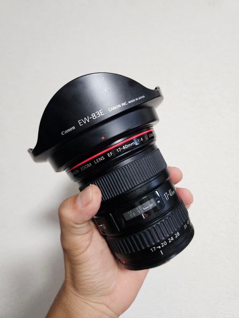 美品　Canon EF 17-40mm f/4L 　作例あり