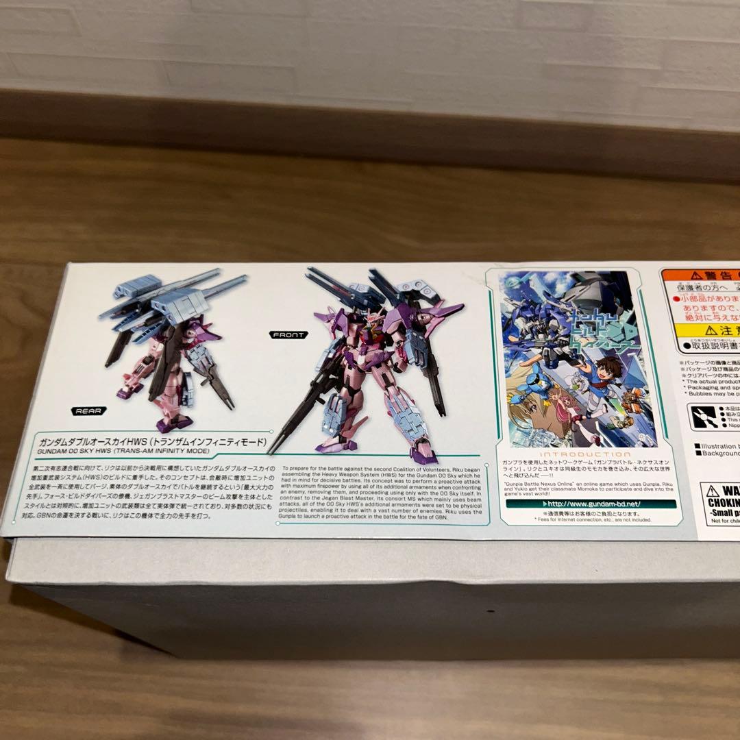 ガンプラHGBD ガンダムダブルオースカイHWSトランザムインフィニティモード