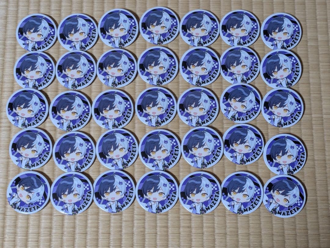 まぜ太 缶バッジ レインボーロード中77％