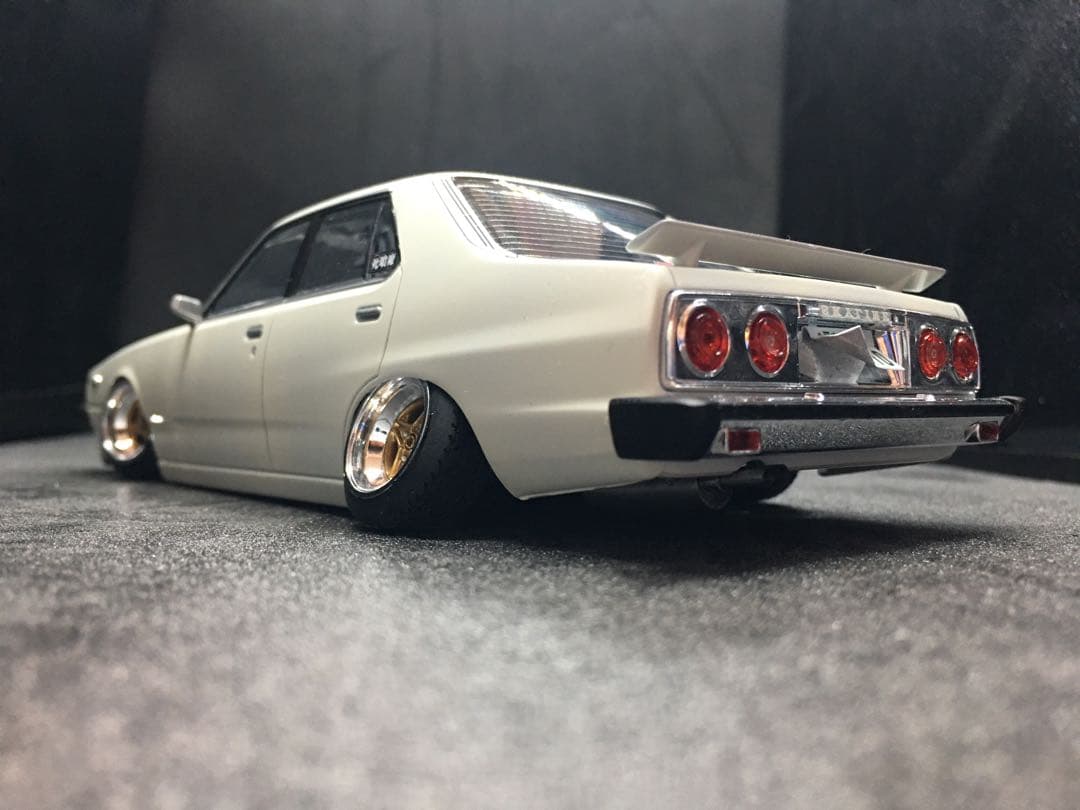 旧車プラモデル完成品1／２４フジミスカイラインジャパン