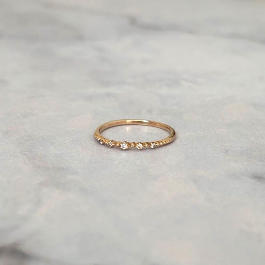 NOJESSノジェス k10 ダイヤモンド リング 7号