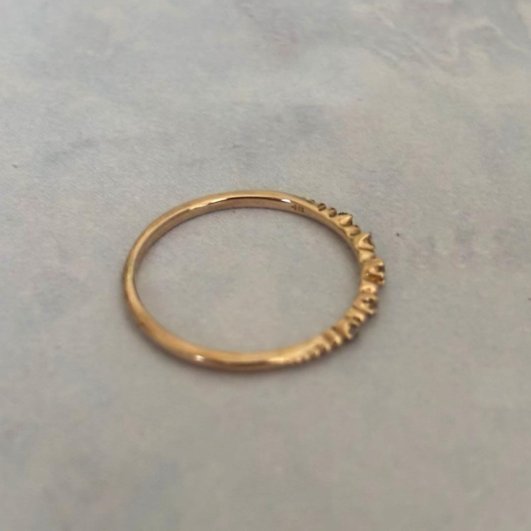 NOJESSノジェス k10 ダイヤモンド リング 7号