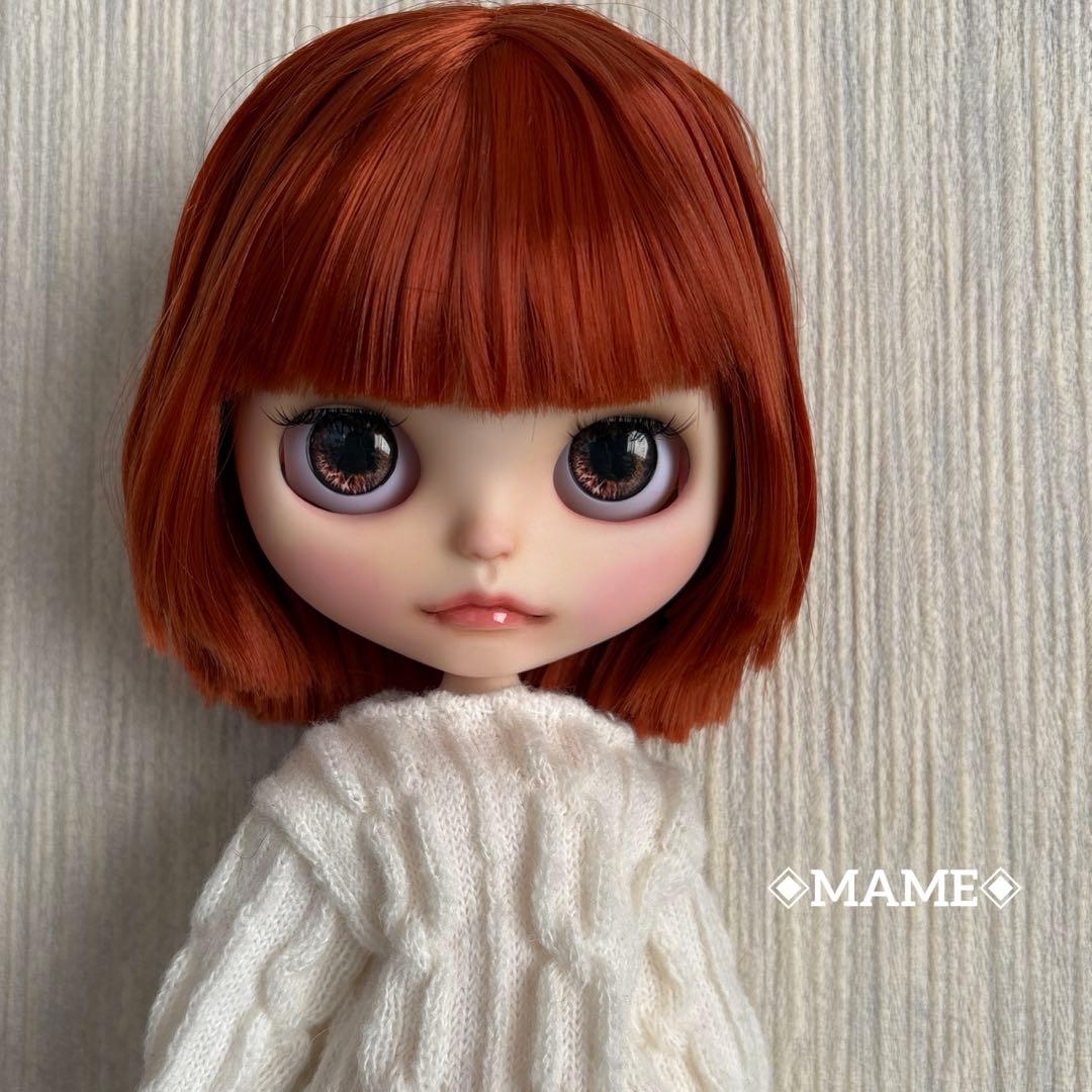 アイシードールカスタム ♡白肌・オレンジブラウン♡
