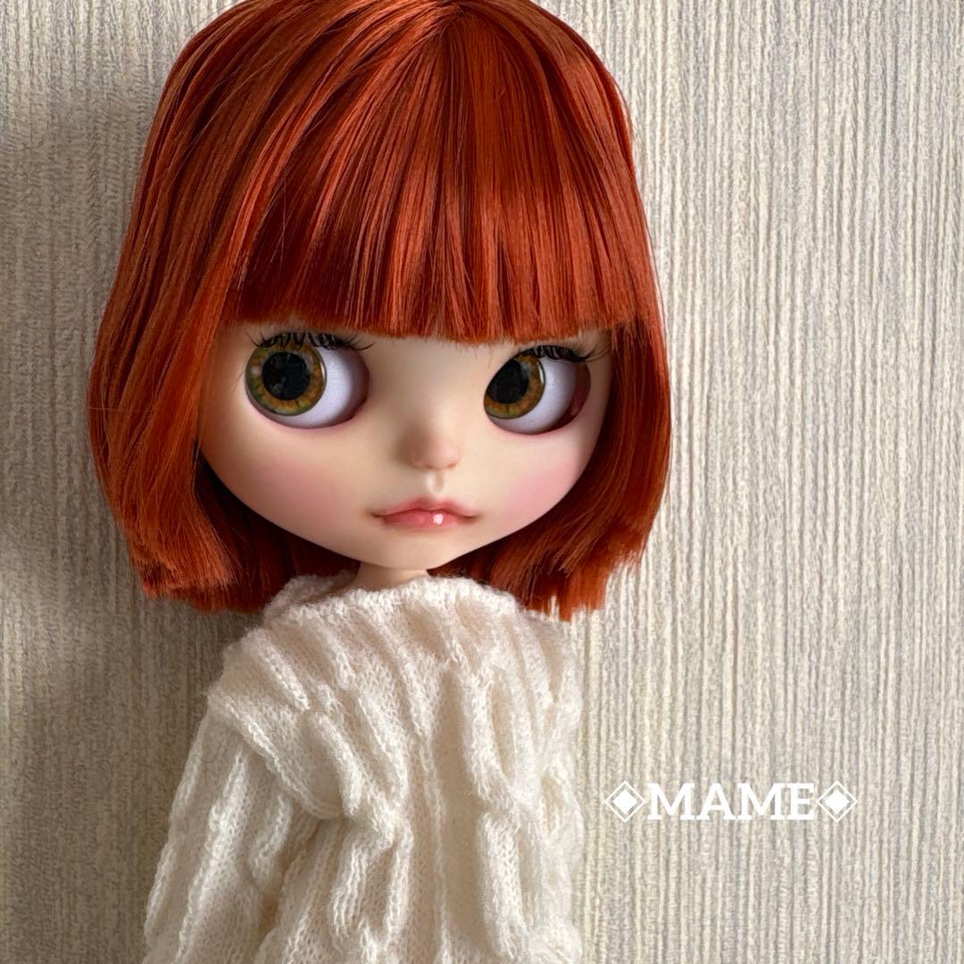 アイシードールカスタム ♡白肌・オレンジブラウン♡