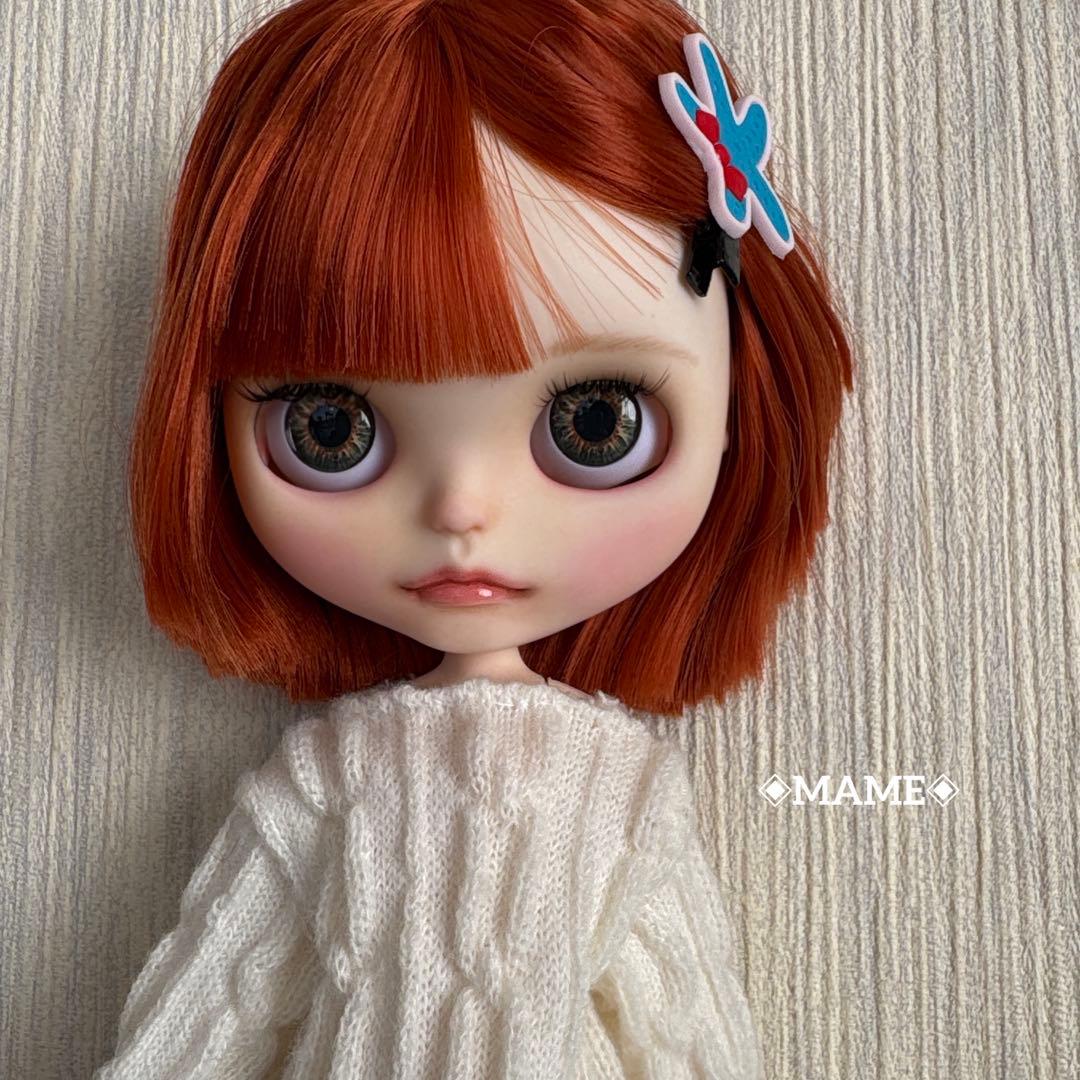 アイシードールカスタム ♡白肌・オレンジブラウン♡