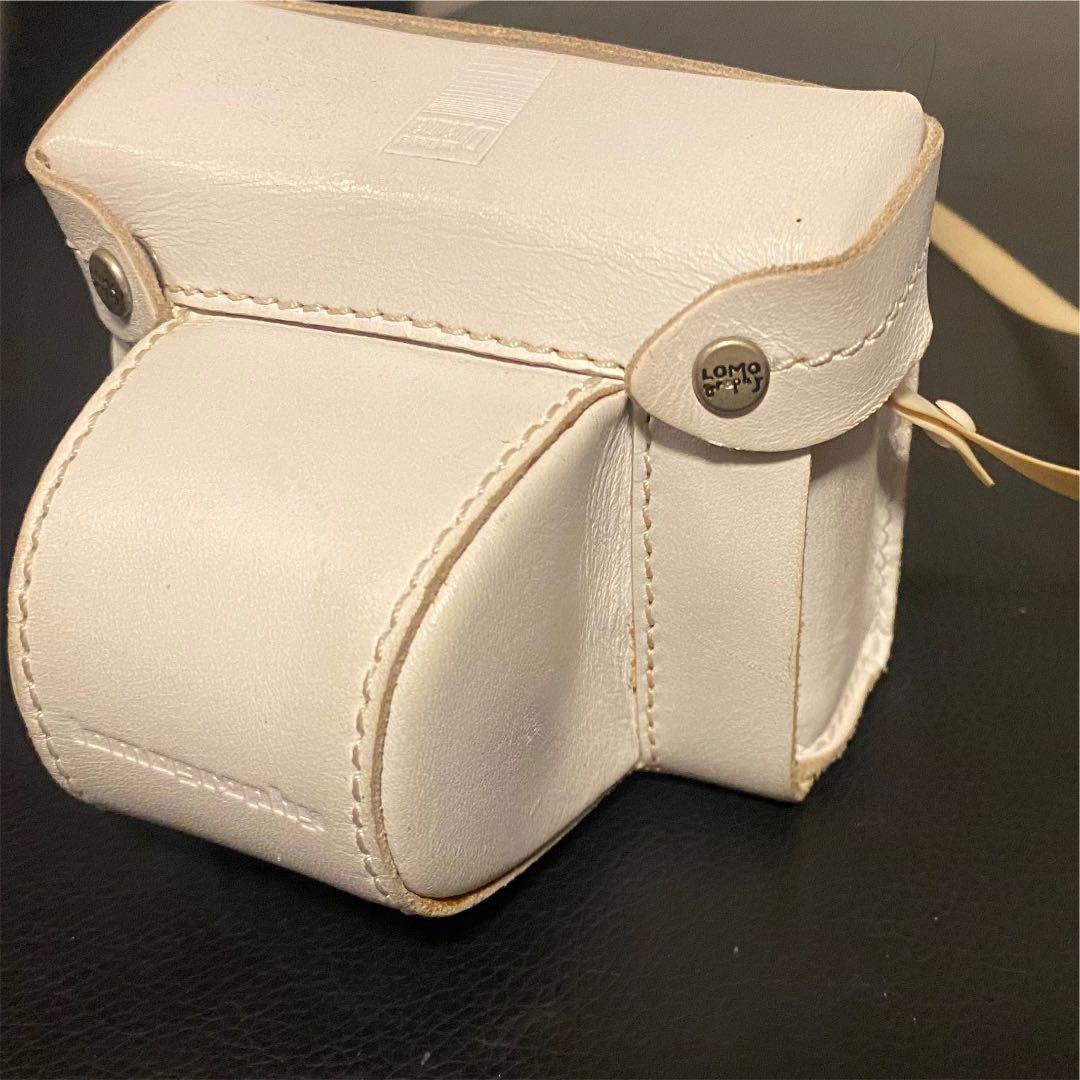 【レア】Lomo Diana mini ホワイト．グリーン　レザーケース付き