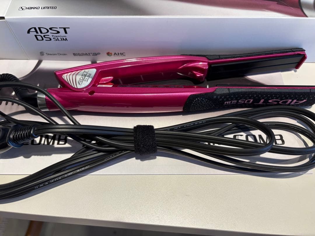 ADST DS SLIM ストレートヘアアイロン ピンク
