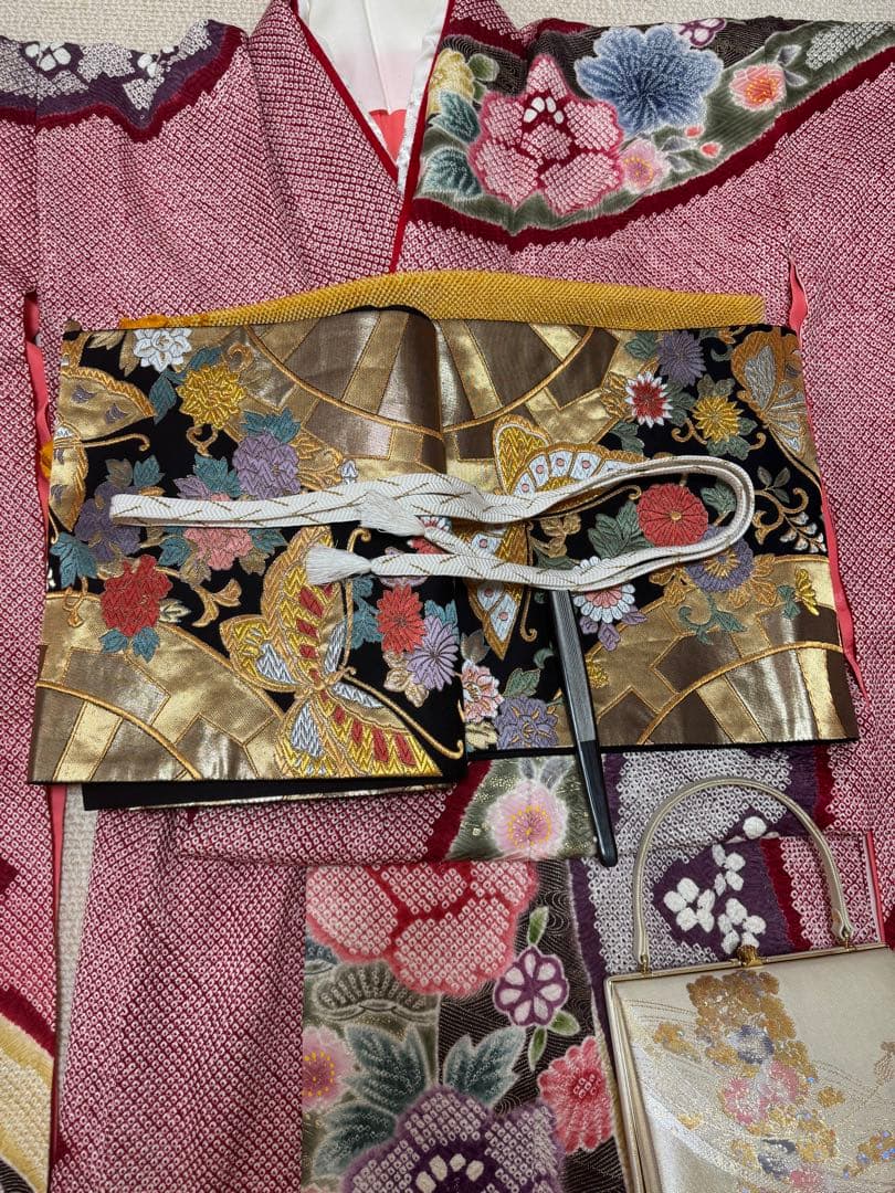 正絹豪華総絞り振袖セット 京都きもの友禅