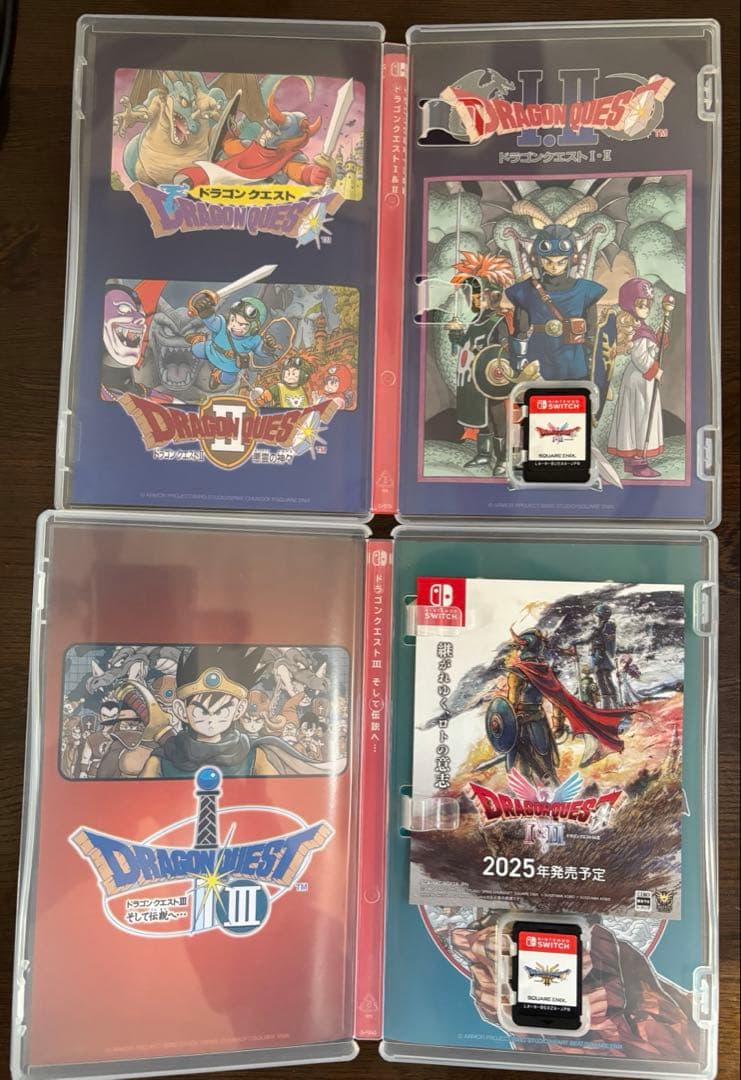 [switch]ドラゴンクエスト1&2、ドラゴンクエスト3、2本セット売り