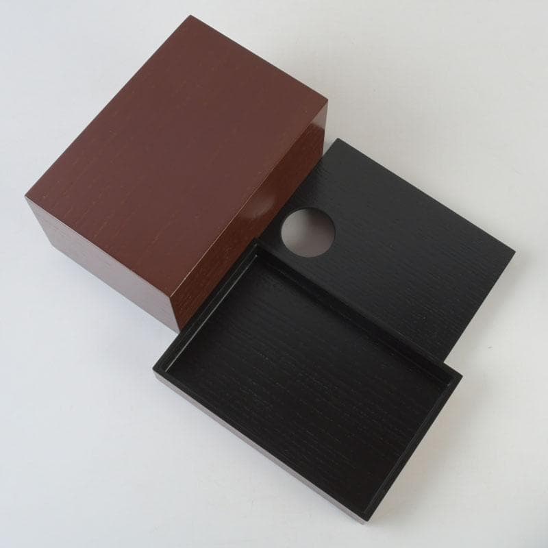 茶道具　利休茶箱　京焼　加藤昌山作　茶碗　振出など　八点一式　仕覆付　M9579