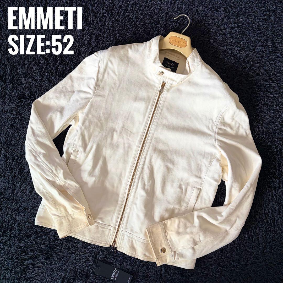 EMMETI JURI GOLD CAMOSCIO シングルライダース 52