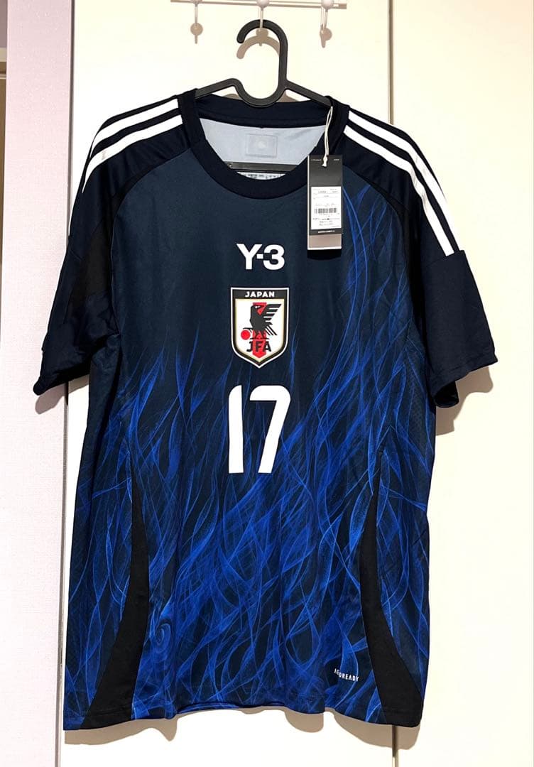 新品未使用タグ付き　サッカー日本代表　Y-3 ユニフォーム　田中碧　XL