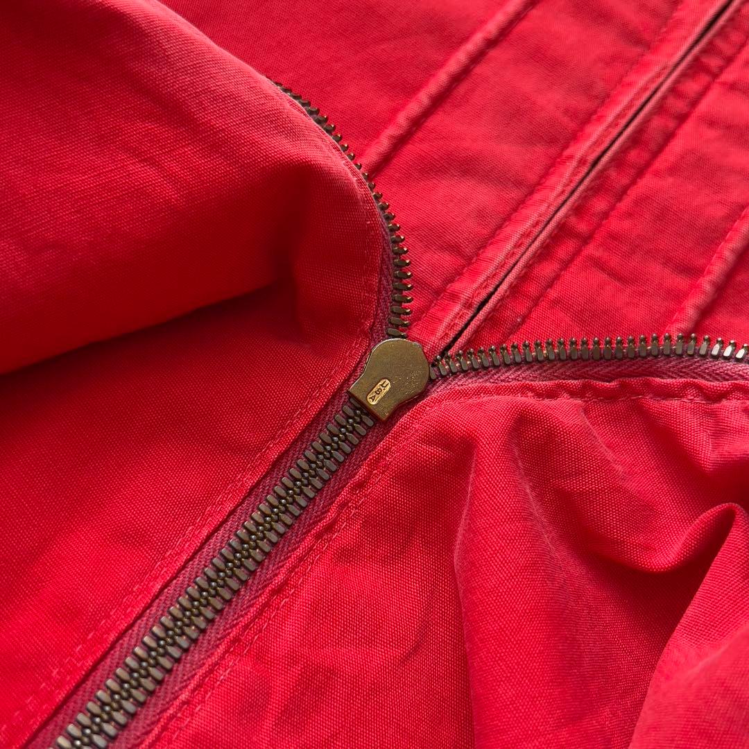 50s USA製 ハリントン ジャケット サンフェード 袋縫い ヴィンテージ