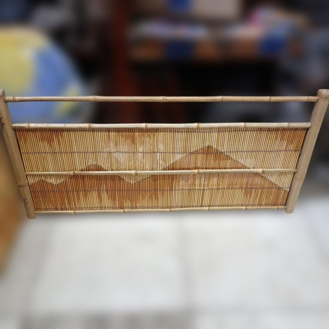 4941)茶道具　竹峰作「銘竹東山」/銘竹風炉先屏風　江戸間