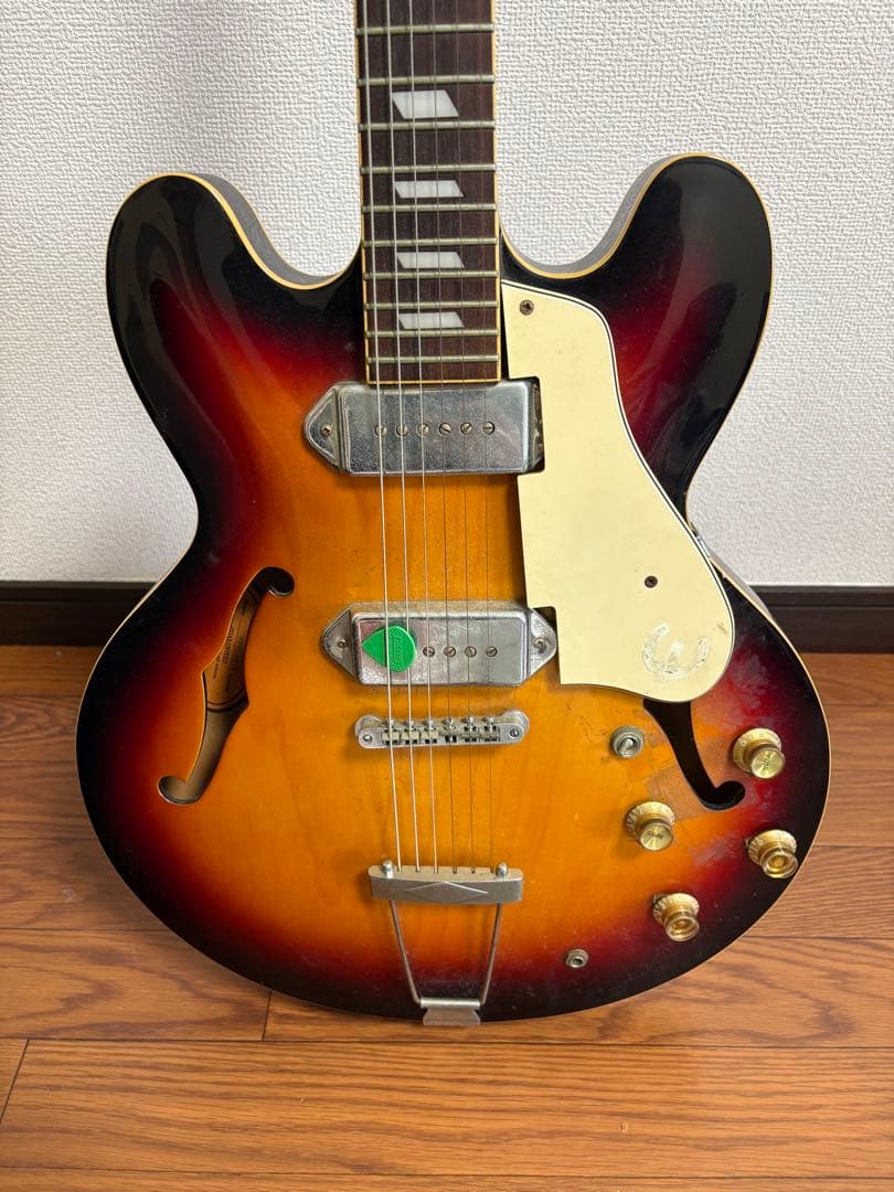 。【ジャンク品】エピフォン　Epiphone casino vc ギター　楽器