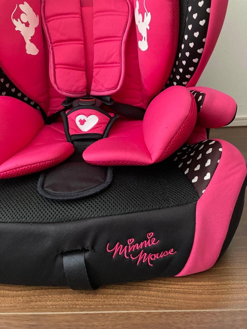 【西松屋限定】ミニーマウス チャイルドシート ピンク 限定モデル 廃盤