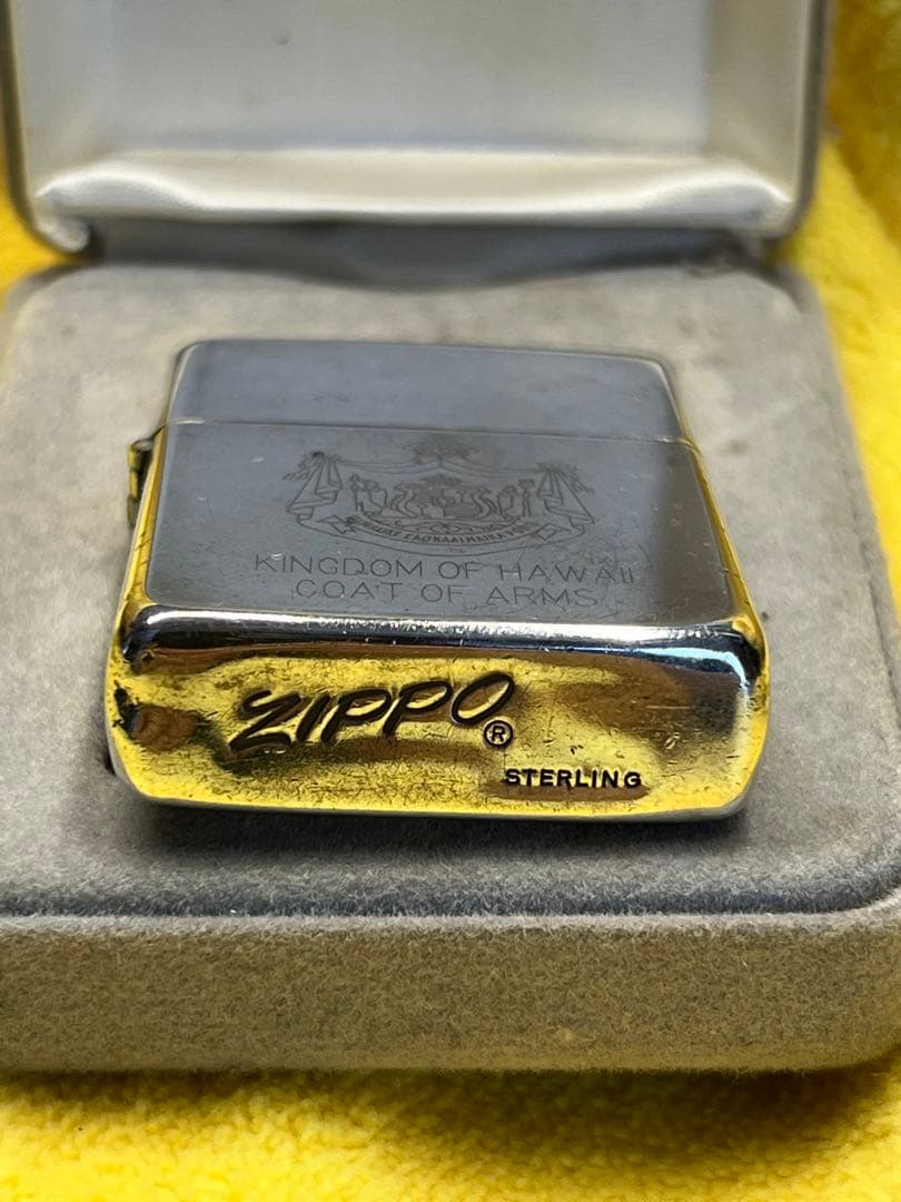 ZIPPO スターリングシルバー ハワイ王国刻印 希少品
