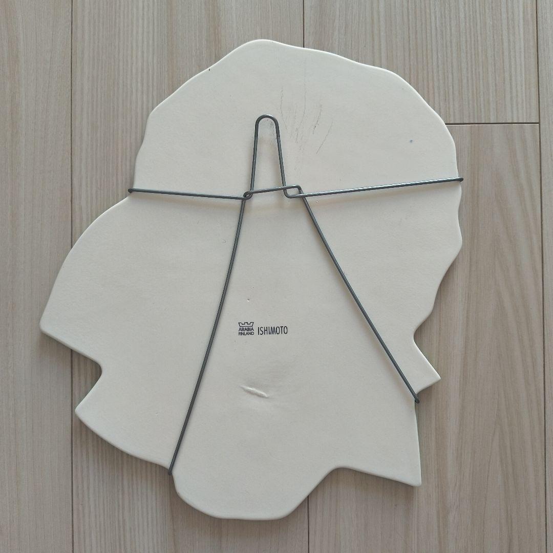 ARABIA社　石本藤雄さん　紫陽花の陶板