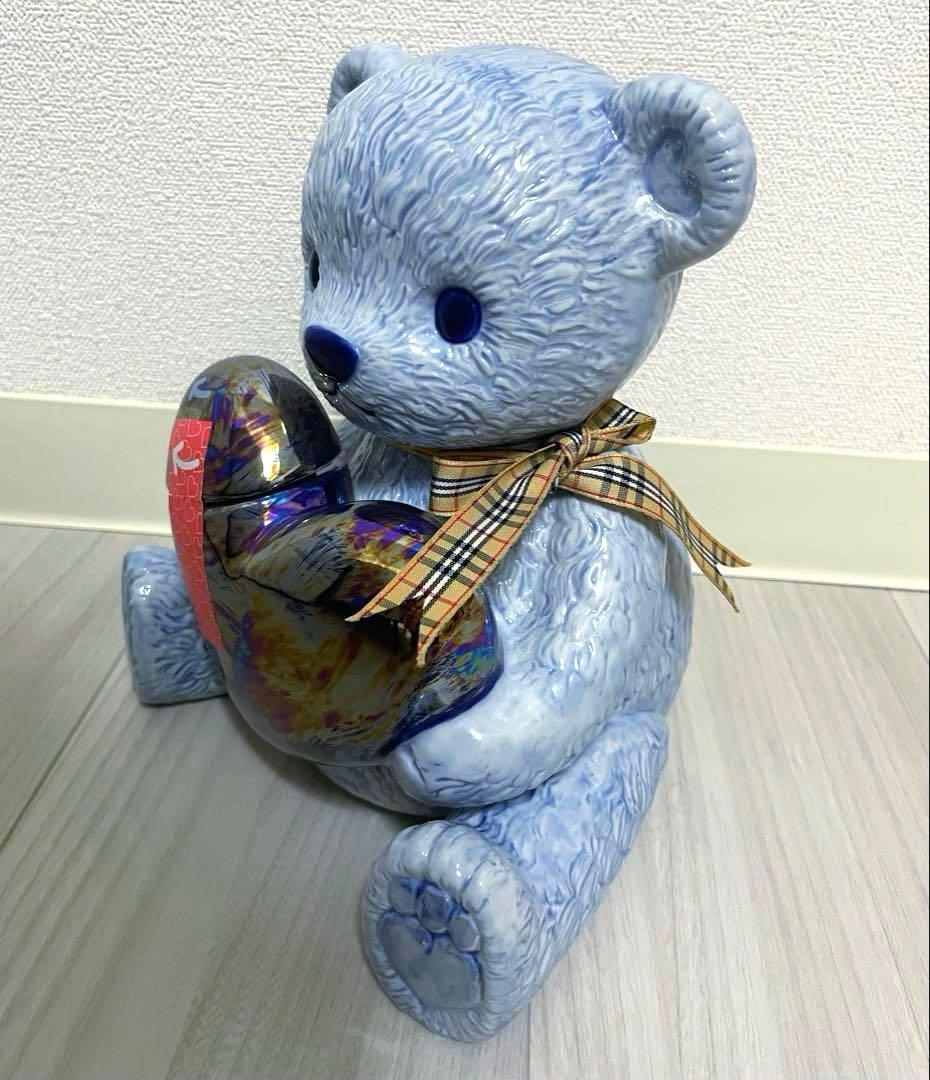 テディデキャンタ　Ayame ブランデー 飾り ボトル 青　ブルー　シャンパン