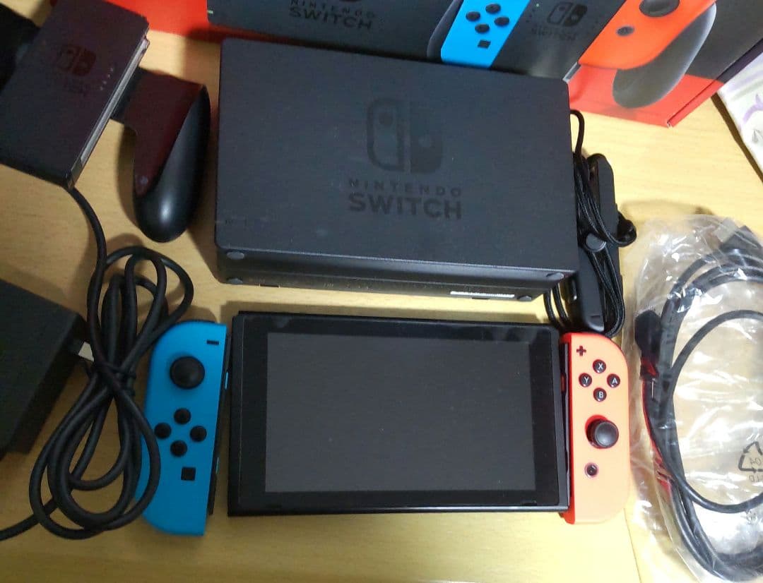Nintendo Switch 本体 青/赤 一式