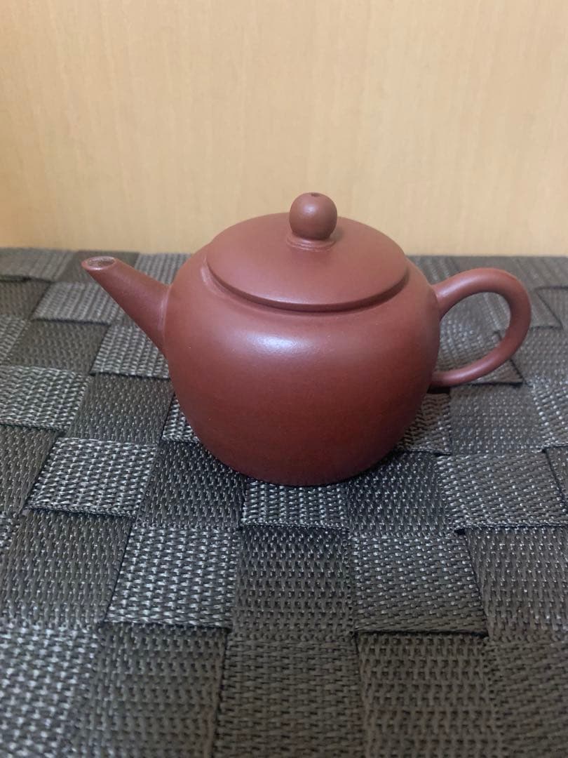 【荊溪惠孟臣製款】唐物 紫砂 朱泥 砲口 孟臣壺