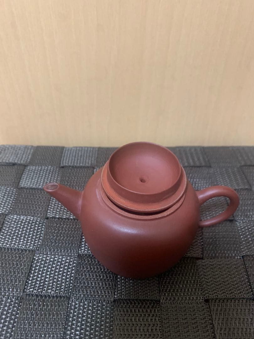 【荊溪惠孟臣製款】唐物 紫砂 朱泥 砲口 孟臣壺