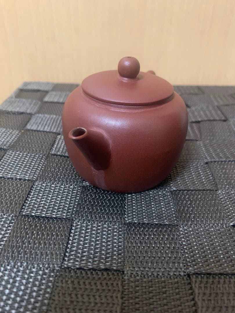 【荊溪惠孟臣製款】唐物 紫砂 朱泥 砲口 孟臣壺