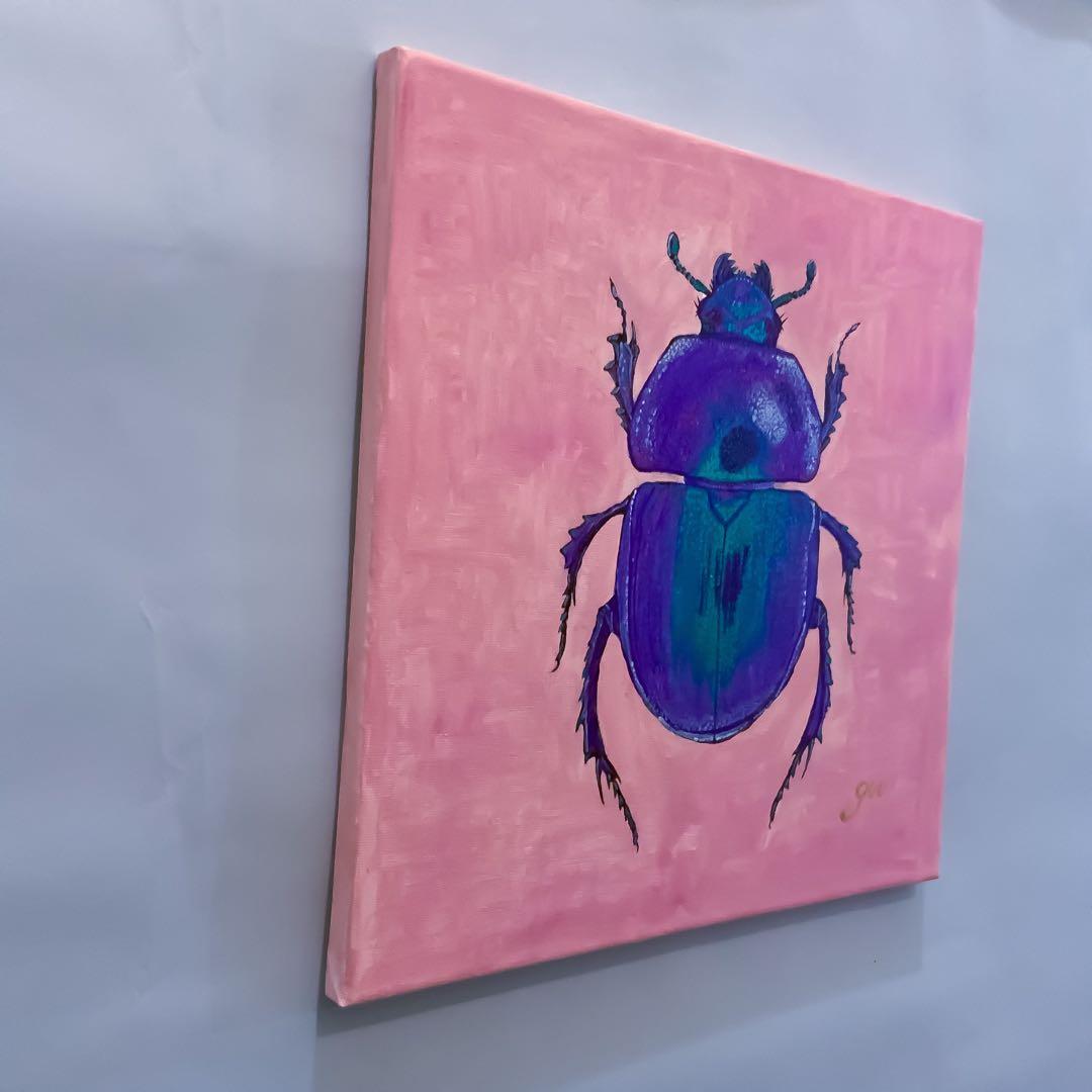 各種公募展入選作家による現代アートリアリズム作品　『ビートル』